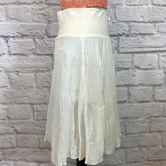 Elan gauze midi skirt - Picture 6 of 9